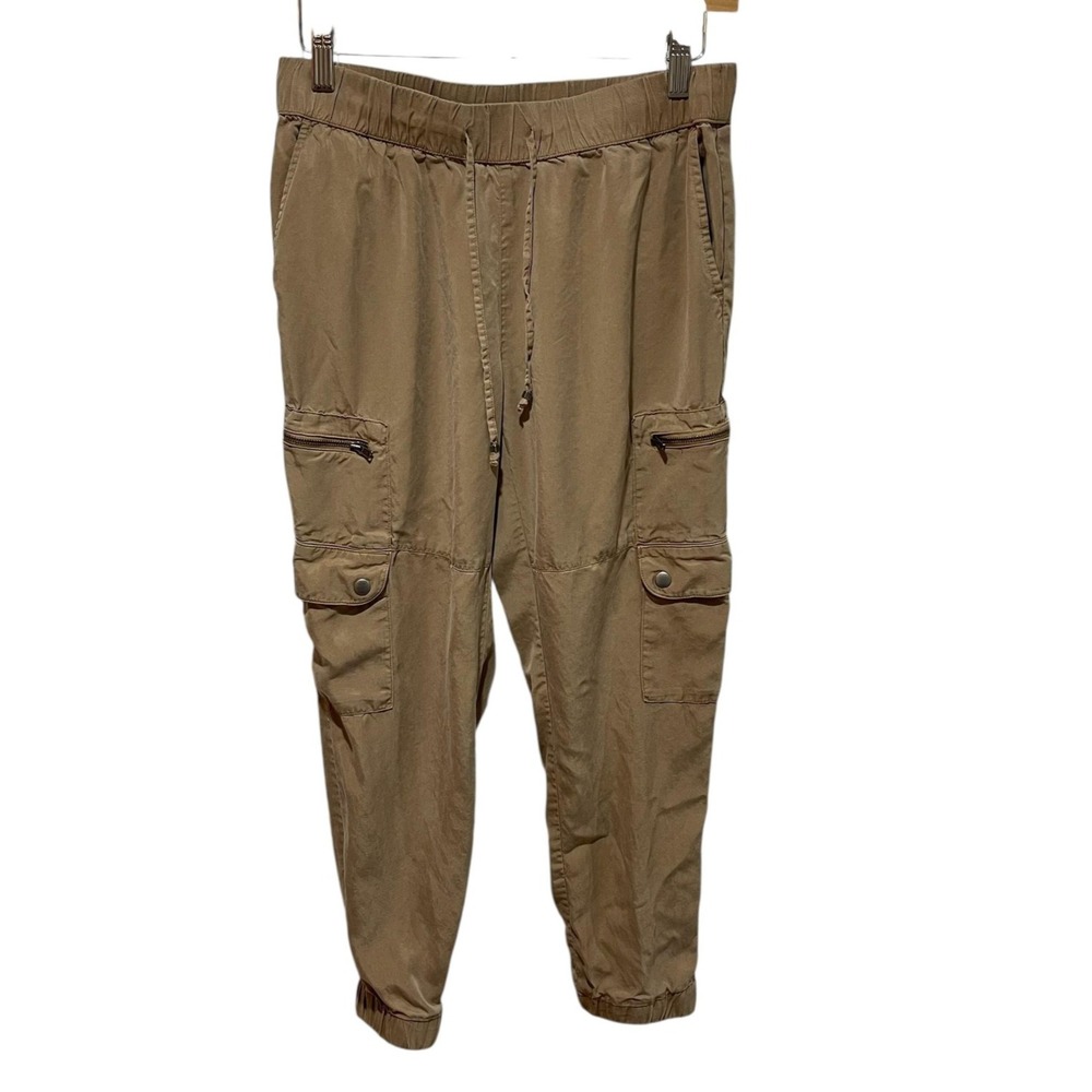 Banana Republic Pants Womens Small‎ Petite Tan Cargo Jogger Utility